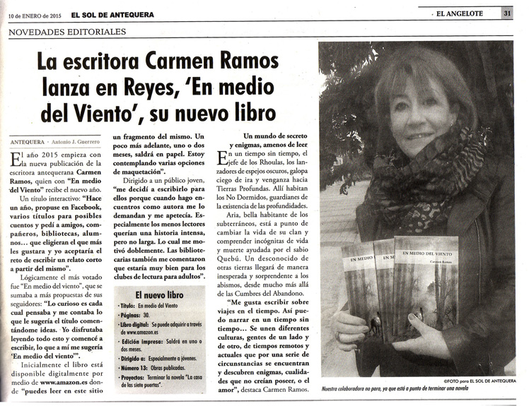 Carmen Ramos en El sol de Antequera